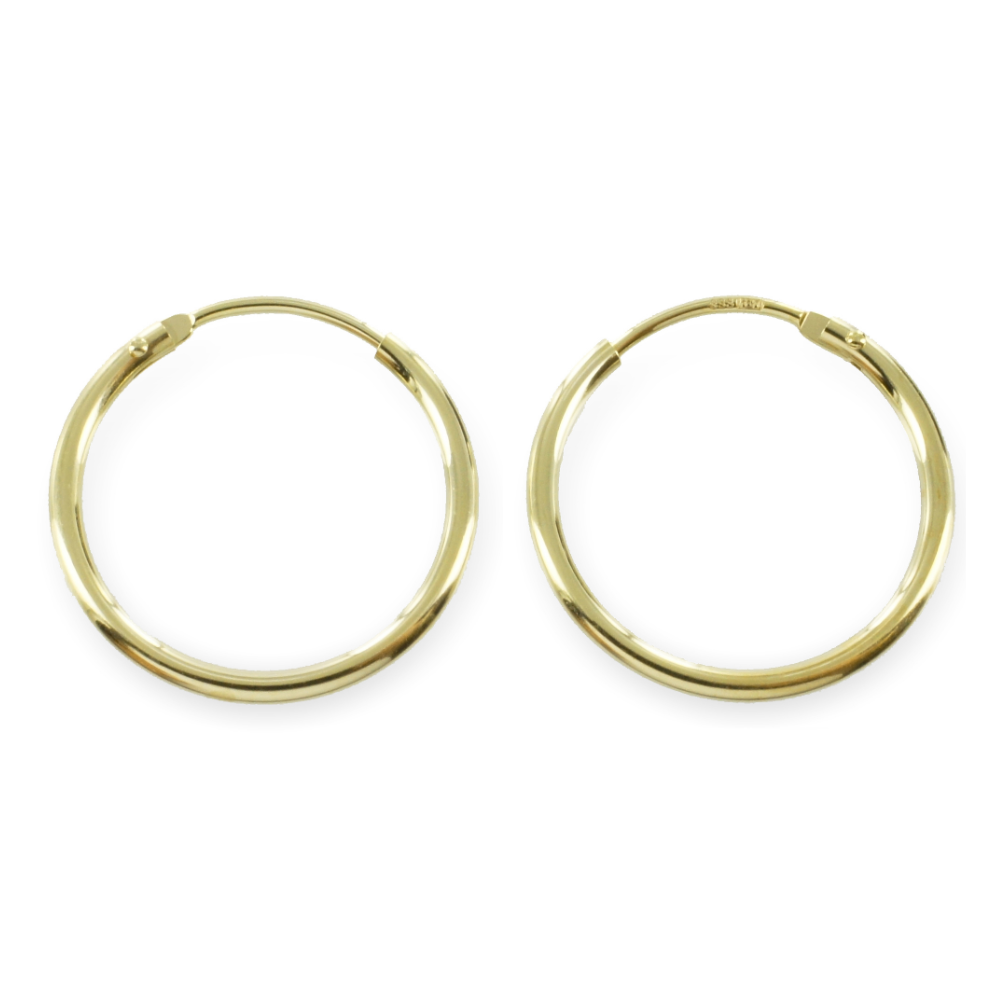 Creolen 17,5 mm - Gold 585/000 - MeinSchmuckShop