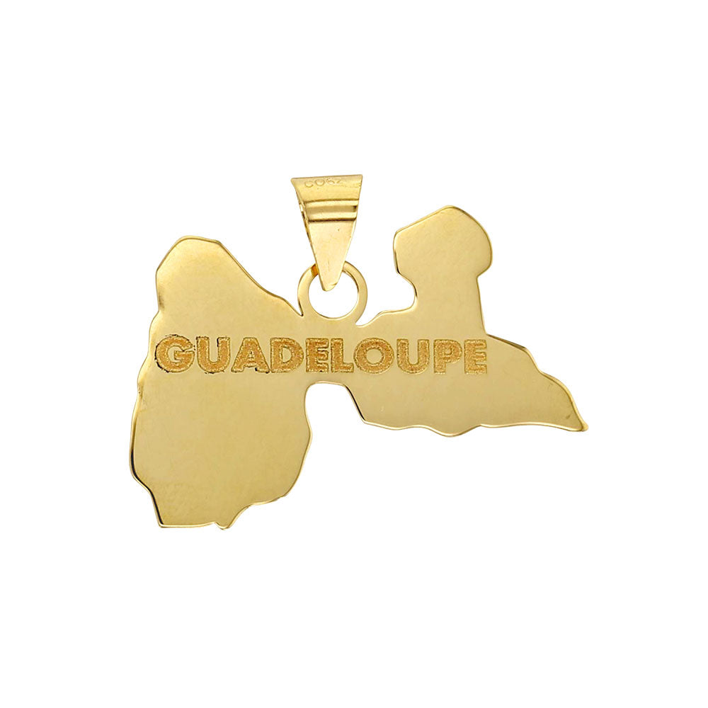 Anhänger Insel Guadeloupe aus 750er Gold - MeinSchmuckShop