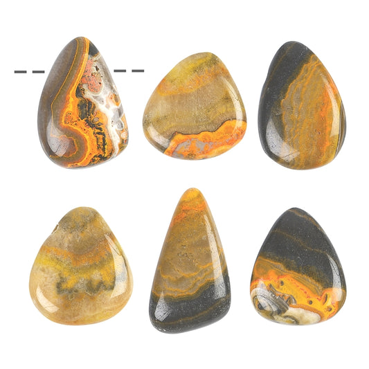 Trommelstein Eclipse B (stab.) gebohrt