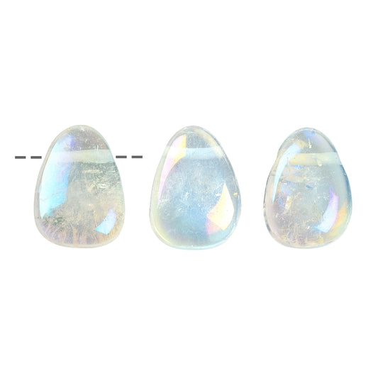 Trommelstein Angel Aura gebohrt