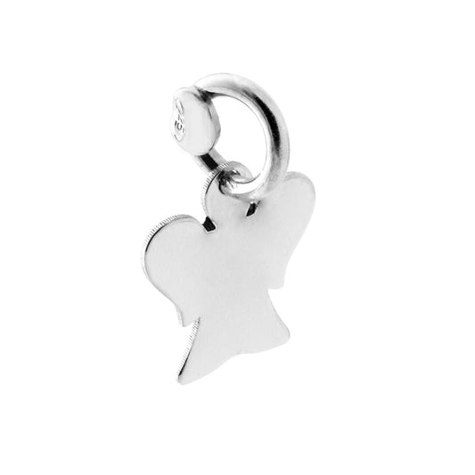 Anhänger Engel, schlicht, in Silber 925, rhodiniert. - MeinSchmuckShop