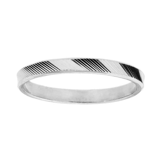 Verlobungsring für ihn und sie, diamantiert, aus Silber 925, rhodiniert galvanisch - MeinSchmuckShop
