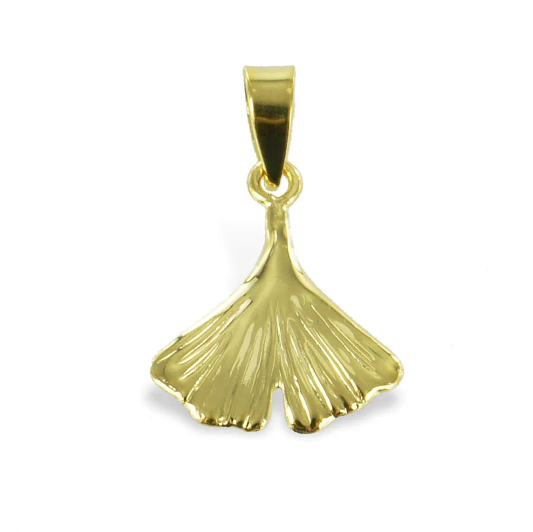 Anhänger Ginkgoblatt - Gold 333/000 - MeinSchmuckShop