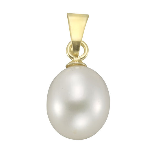 375/- Gold Süßwasserzuchtperle 8-9mm