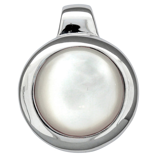 925/- Sterling Silber rhodiniert Perlmutt