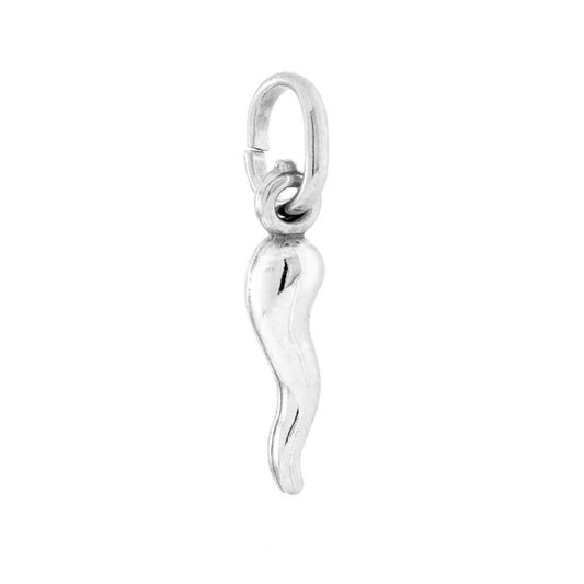Glücksbringer-Anhänger Horn 18 mm aus 925er Silber - MeinSchmuckShop