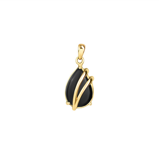375/- Gold glanz Onyx