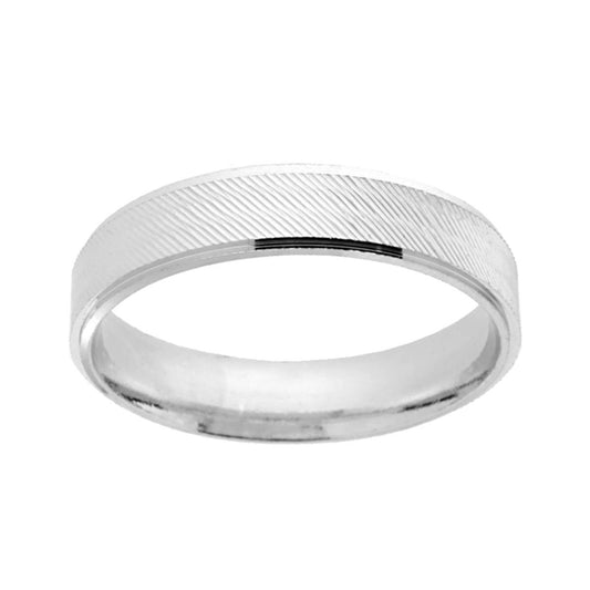 Ehering Modell Confort – Verlobungsring für ihn und sie, diamantiert, aus Silber 925, rhodiniert galvanisch - MeinSchmuckShop