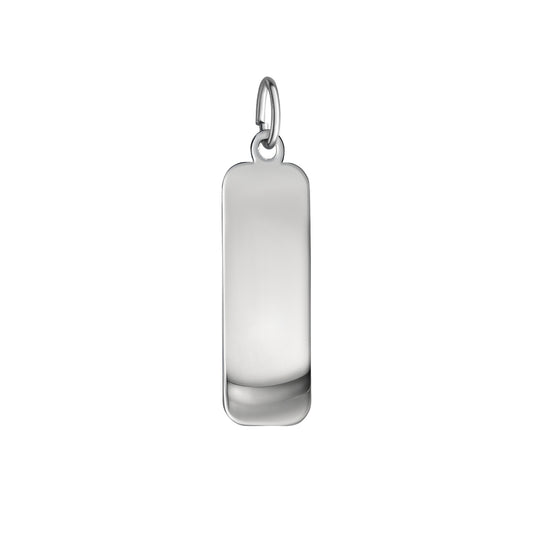 925/- Sterling Silber rhodiniert Platte