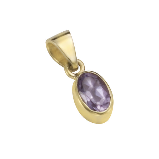 585/- Gold glanz Amethyst