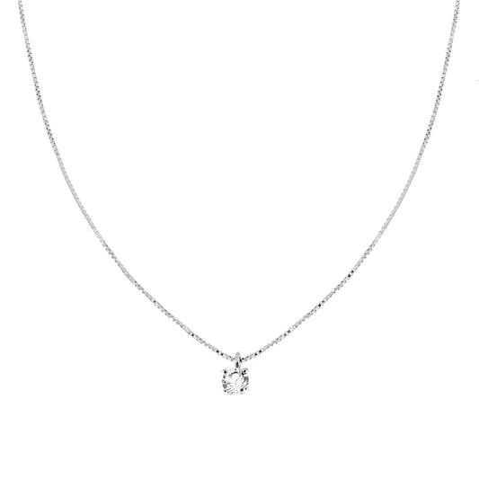 Venezianische Kette diamantiert mit Lichtpunkt, 4 mm, aus 925er Silber, rhodiniert - MeinSchmuckShop