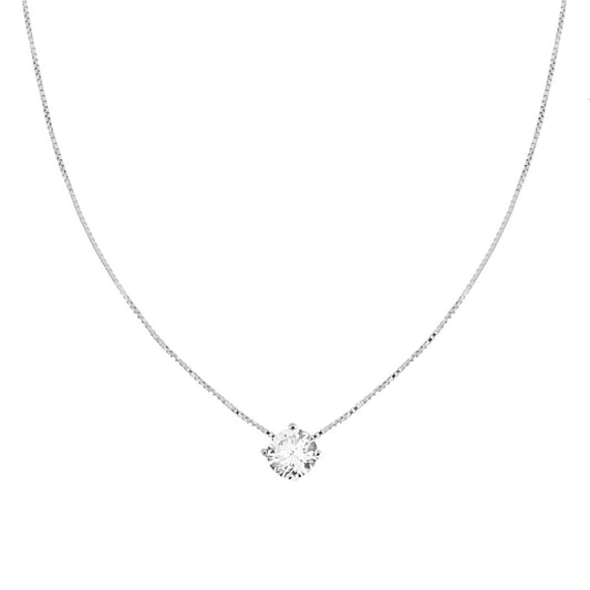 Venezianische Diamantierte Kette mit Punto Luce 6 mm, aus 925er Silber, rhodiniert. - MeinSchmuckShop