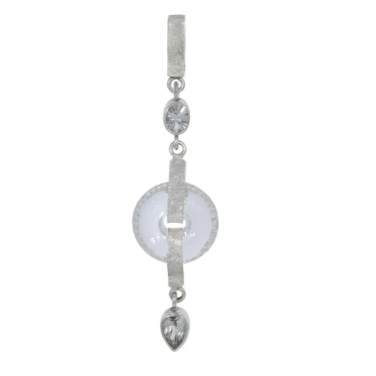 Anhänger Bergkristall, Topas facettiert, 8,0cm - MeinSchmuckShop