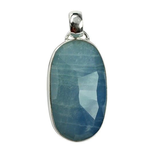 Anhänger Aquamarin facettiert, 3,8cm - MeinSchmuckShop