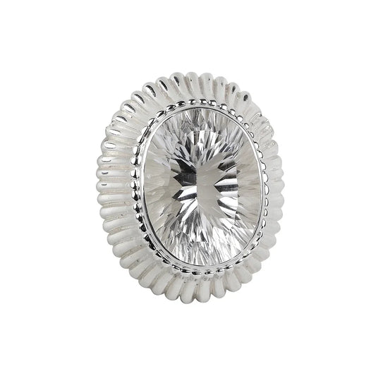 Anhänger Bergkristall facettiert, 3,7cm - MeinSchmuckShop