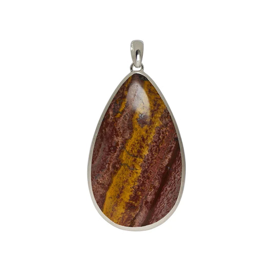 Anhänger Indian Summer Jaspis Tropfen, 6,5cm - MeinSchmuckShop