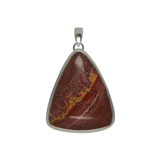 Anhänger Indian Summer Jaspis Dreieck, 5,0cm - MeinSchmuckShop