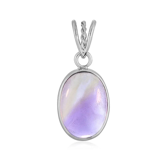 Anhänger Ametrin Oval (18 x 13mm), 3,0cm, platiniert - MeinSchmuckShop