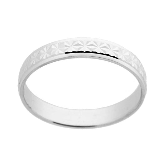 Diamantbandring für Herren aus Silber 925 mit Rhodiobeschichtung - MeinSchmuckShop