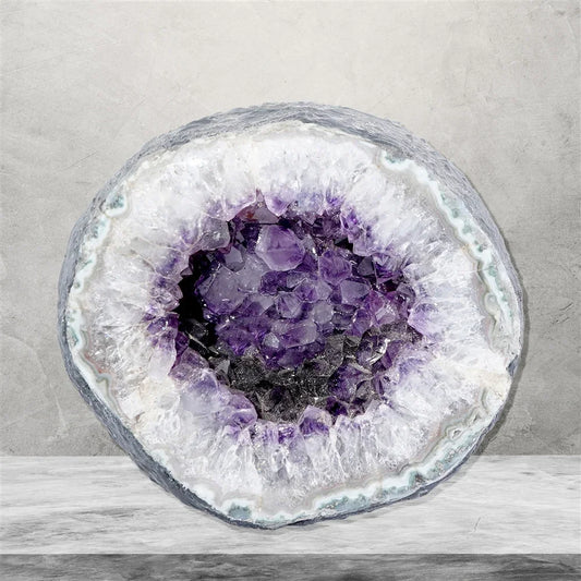 Amethyst-Höhle, 13cm, Unikat 536 - MeinSchmuckShop
