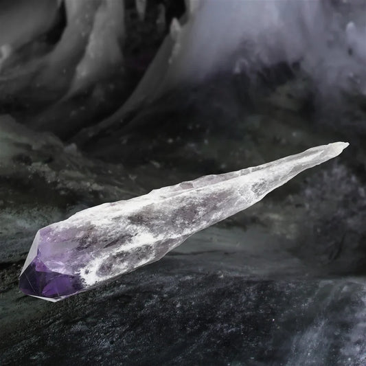 Amethyst-Spitze Unikat 233, 33cm - MeinSchmuckShop