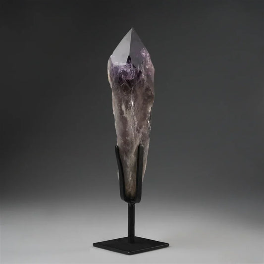 Amethyst-Spitze auf Ständer, 29cm, Unikat 259 - MeinSchmuckShop