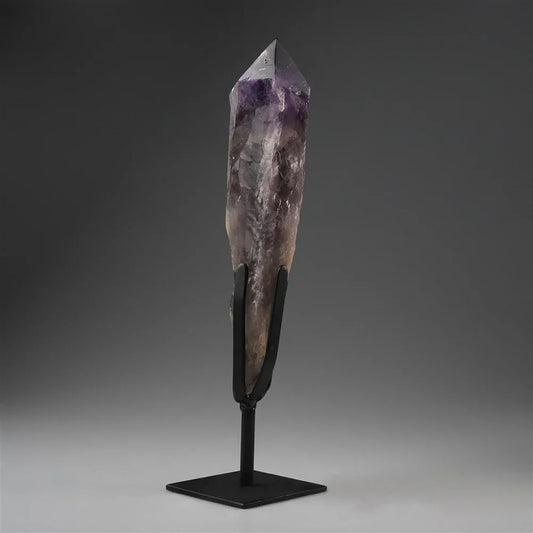 Amethyst-Spitze auf Ständer, 32,5cm, Unikat 261 - MeinSchmuckShop