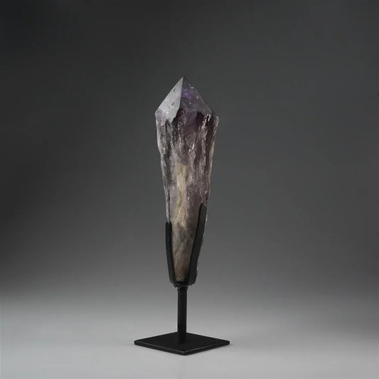 Amethyst-Spitze auf Ständer, 28cm, Unikat 264 - MeinSchmuckShop