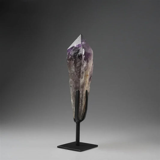 Amethyst-Spitze auf Ständer, 27cm, Unikat 265 - MeinSchmuckShop