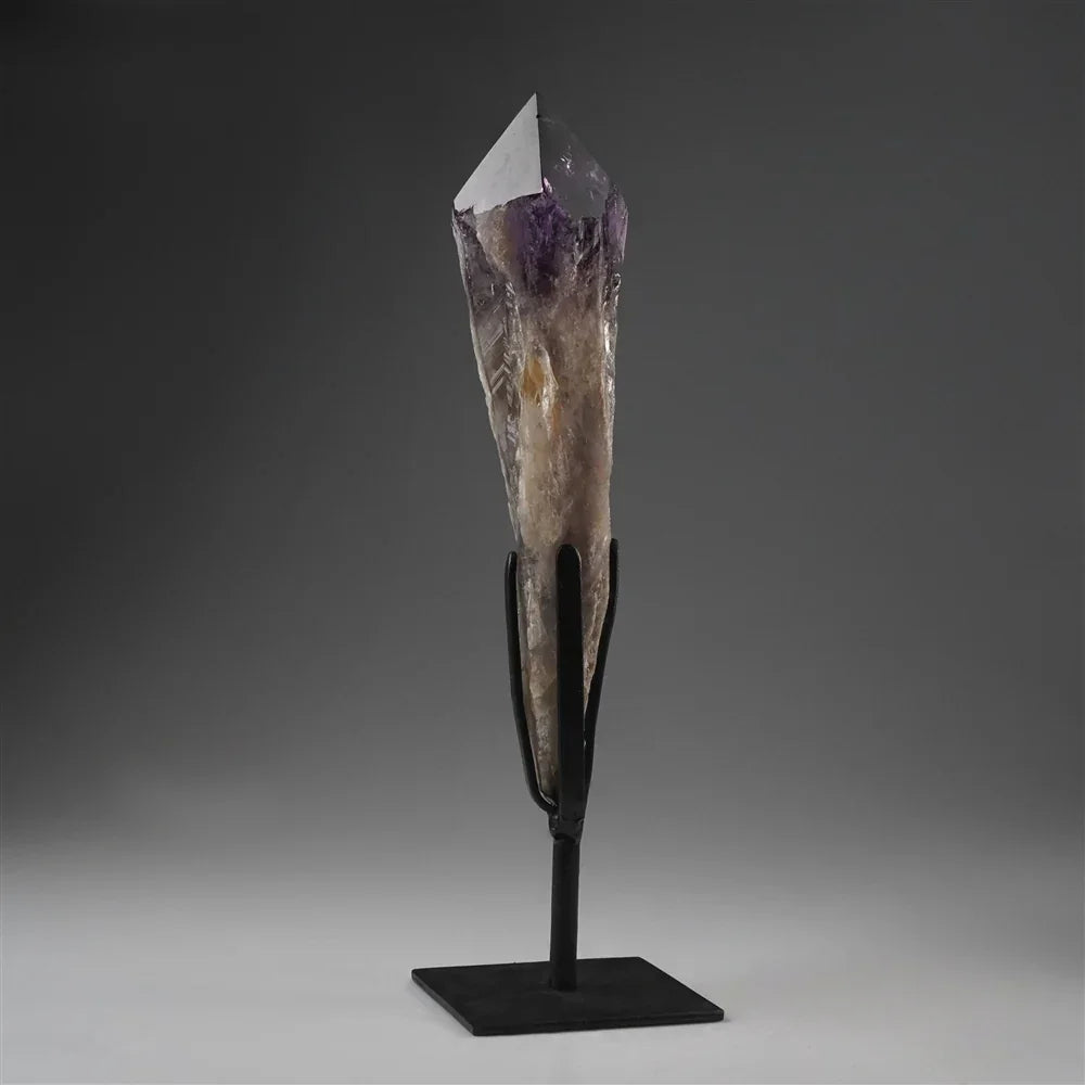Amethyst-Spitze auf Ständer, 32cm, Unikat 266 - MeinSchmuckShop