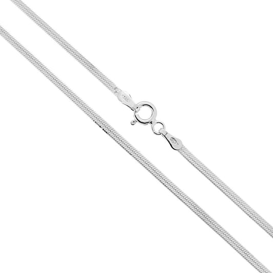 Kette Magik Diamantata 025 Querschnitt 1,9 mm Länge 40 cm aus Silber 925 galvanisch rhodiniert - MeinSchmuckShop
