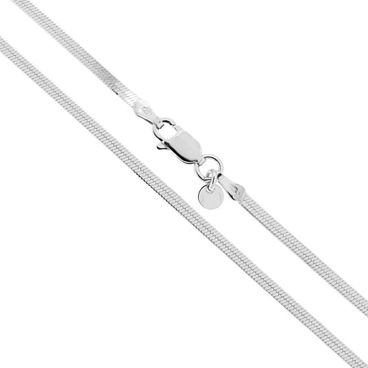 Kette Magik Diamantata 030, Querschnitt 2,1 mm, Länge 45 cm, aus Silber 925, galvanisch rhodiniert - MeinSchmuckShop