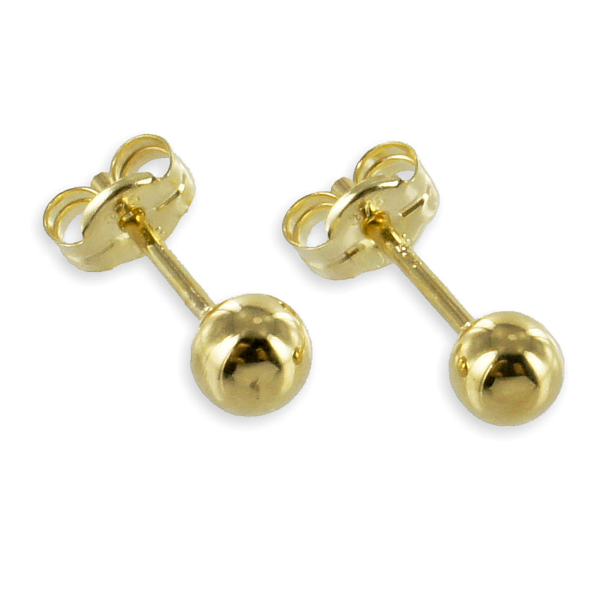 Ohrstecker Kugel 4mm Gold 333/000