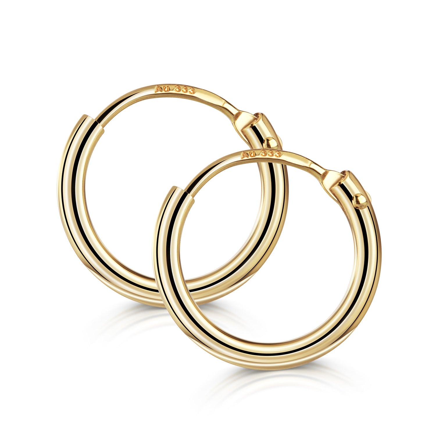 Creolen 11 mm - Gold 333 - MeinSchmuckShop