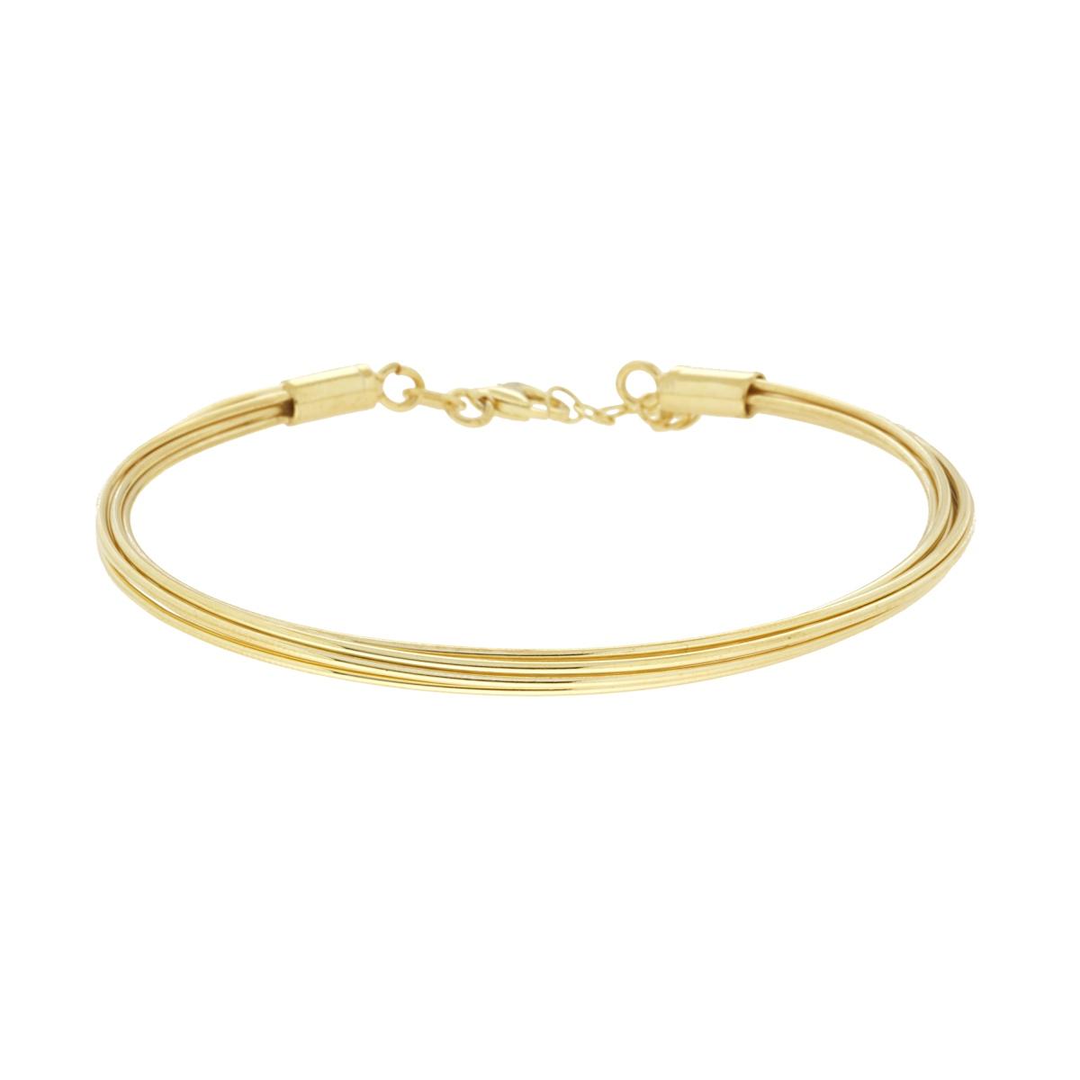 Starr mehrreihiges Armband aus 925er Sterlingsilber, vergoldet. - MeinSchmuckShop