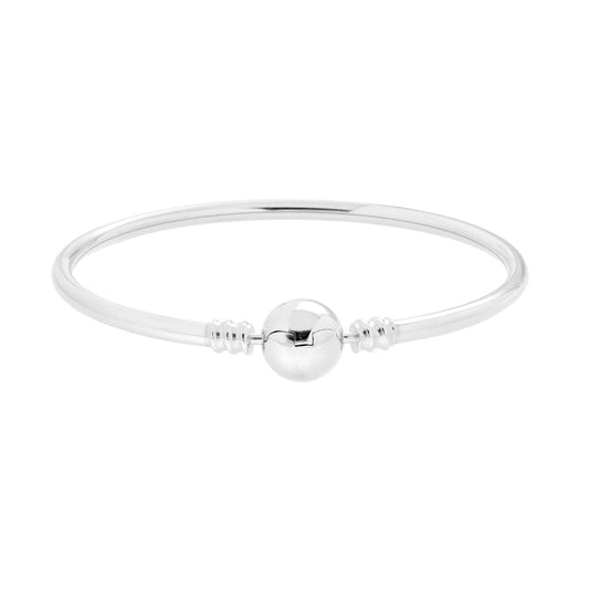 Armband aus 3-mm-Rohr mit Kugelverschluss aus Silber 925. - MeinSchmuckShop
