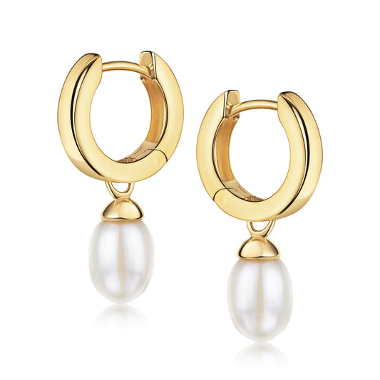 Klappcreolen 13mm mit SWZP - Gold 333/000