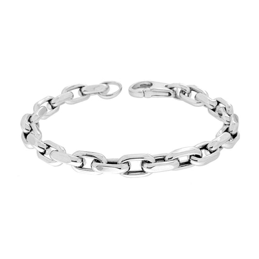 Armband Kette Hohle Forzatina Lange in 925er Silber Rhodiumbeschichtet - MeinSchmuckShop