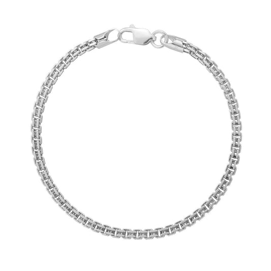 Armband Venezianische Diamantkette aus Silber 925 - MeinSchmuckShop