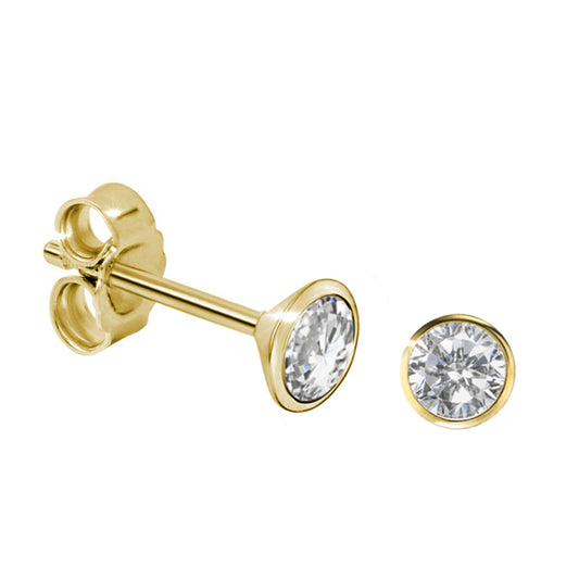 Ohrstecker mit Lab Grown Brillant 0,32 ct. Gold 585/000