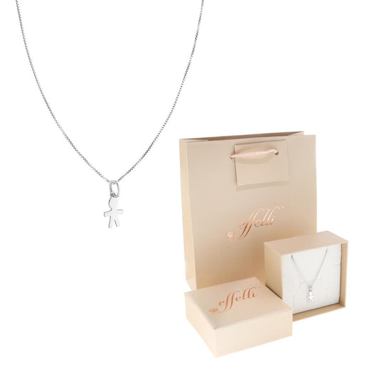 Kette mit Bimbo aus 925er Silber mit Geschenkverpackung Effekte - MeinSchmuckShop