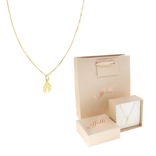 Kette mit Marienkäfer aus Silber 925 mit Geschenkverpackung Effekte - MeinSchmuckShop