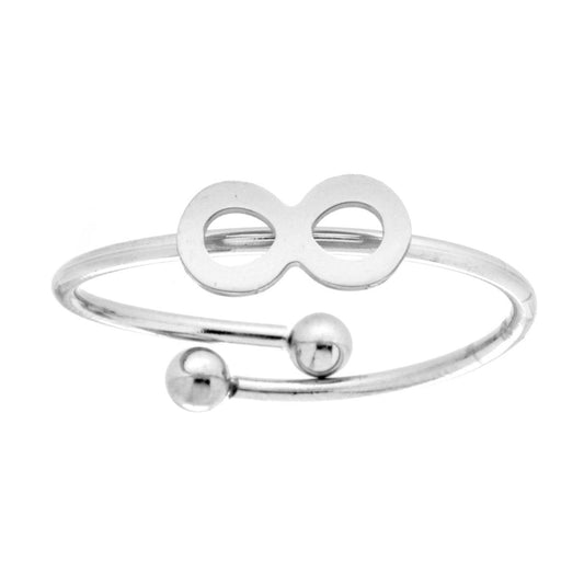 Unendlicher Ring aus Stahl - MeinSchmuckShop