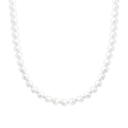 Kette mit Drahtperlen 8 mm aus Edelstahl - MeinSchmuckShop