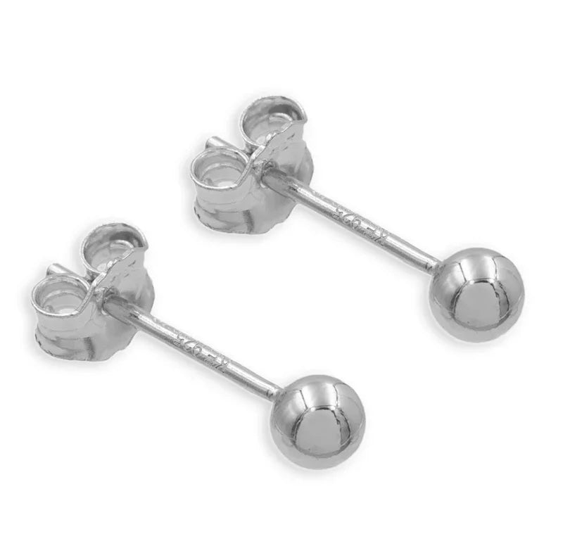 Ohrstecker Kugel 4mm Silber 925/000 - MeinSchmuckShop