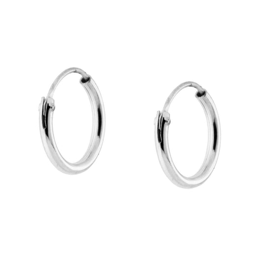 Ohrringe Creolen Ø 10 mm aus 925er Silber - MeinSchmuckShop