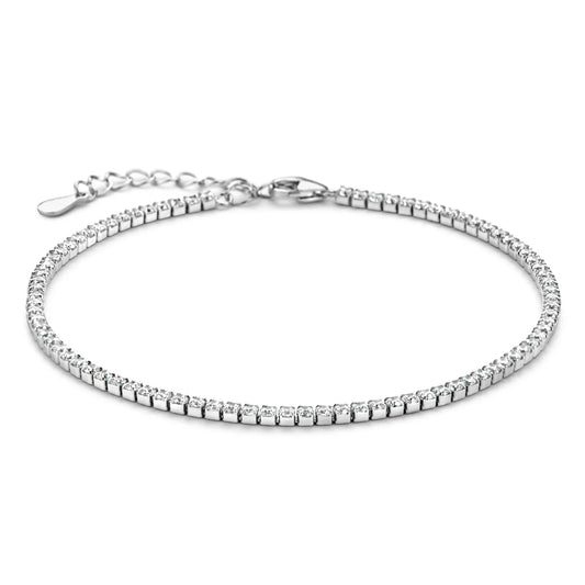 Tennisarmband mit Zirkonia weiß 2.0mm Silber 925/000 rhodiniert - MeinSchmuckShop