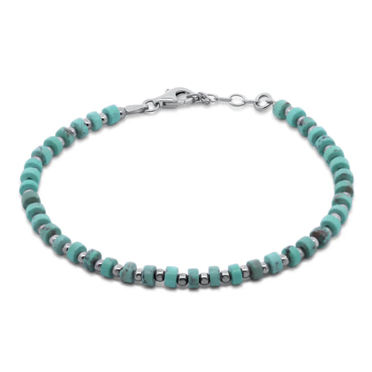 Armband mit Türkis Silber 925/000 rhodiniert - MeinSchmuckShop