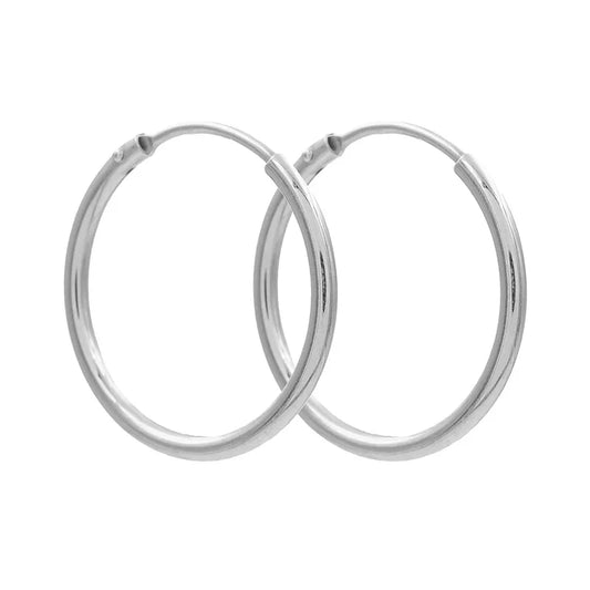 Creolen 1.5/25mm Silber 925/000 - MeinSchmuckShop