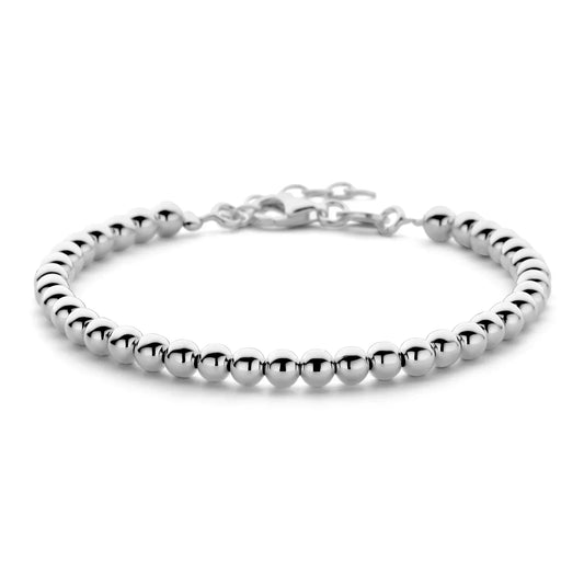 Kugelarmband ca. 4mm breit Silber 925/000 rhodiniert - MeinSchmuckShop